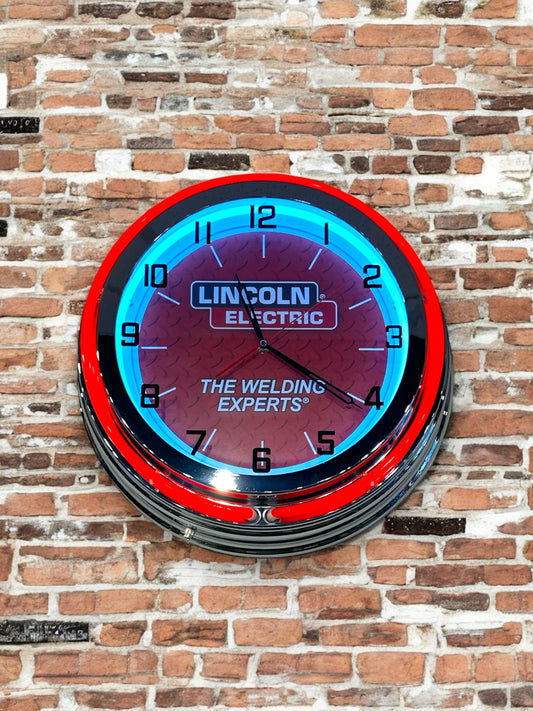 Lincoln Electric Neon Clock