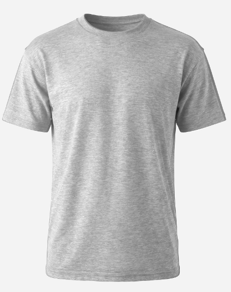 Lincoln Heather Distressed Text Logo T-Shirt
