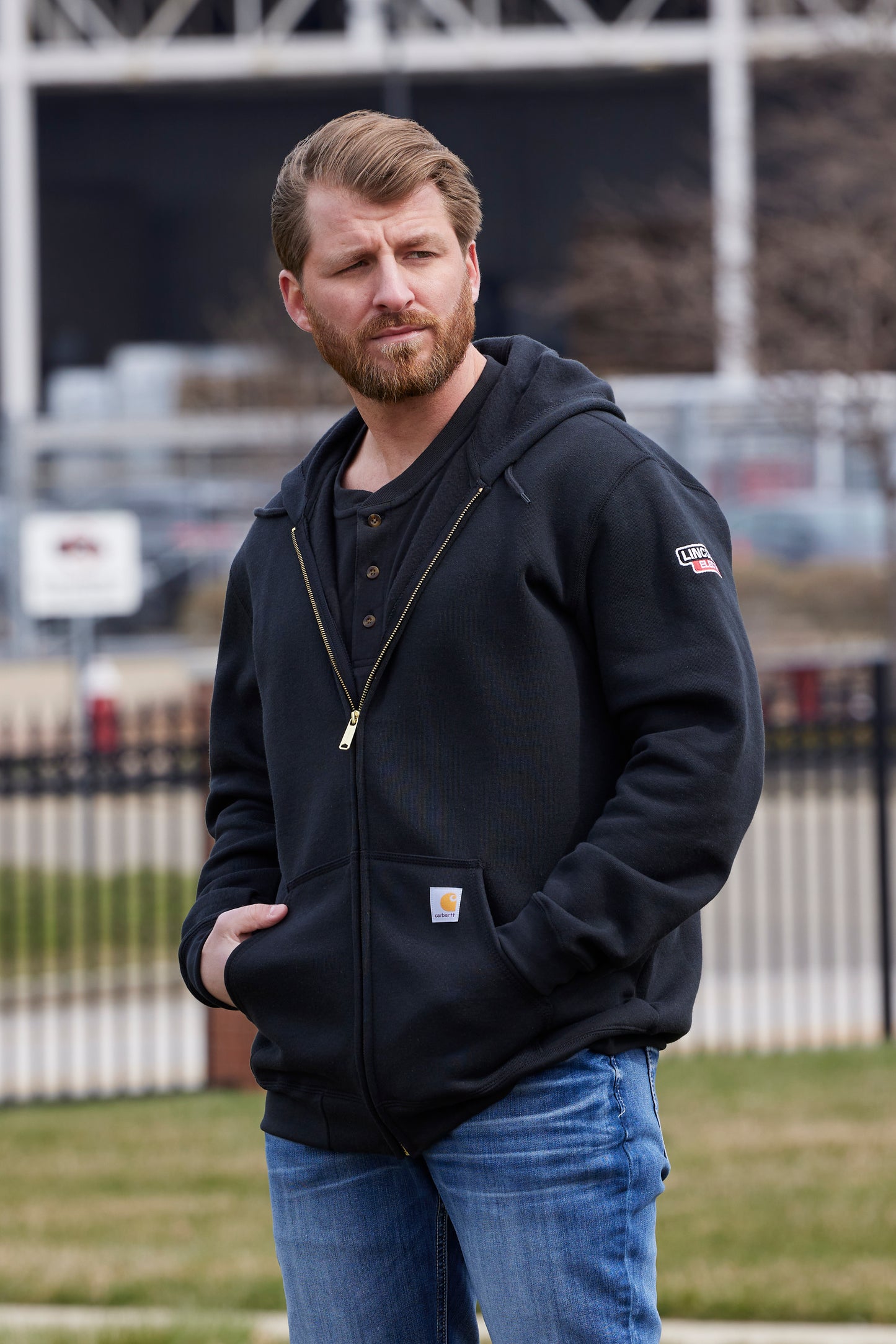 Carhartt Mid-Weight Hooded Zip-Front Sweatshirt