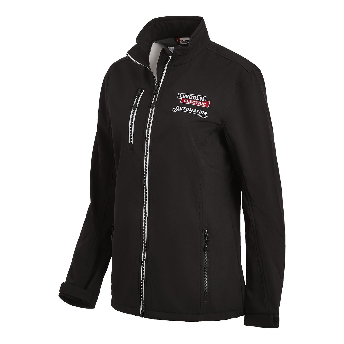 Lincoln Electric Automation Ladies Black Clique Softshell Jacket