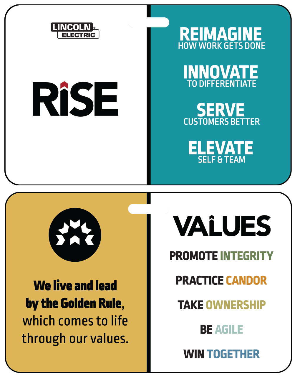 RISE | Values Badge Cards