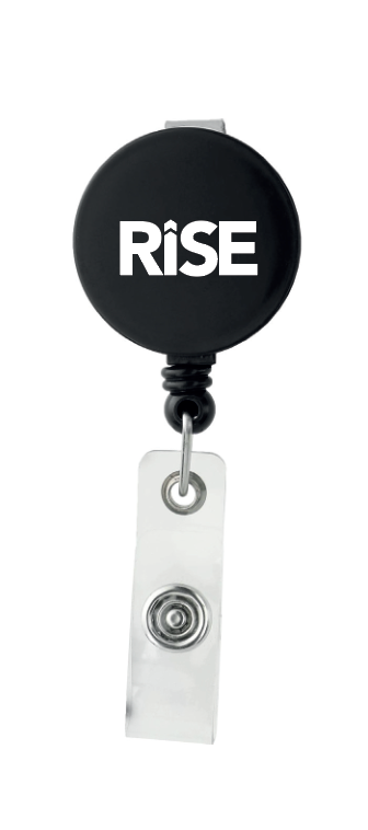 RISE Retractable Badge Holder with Clip