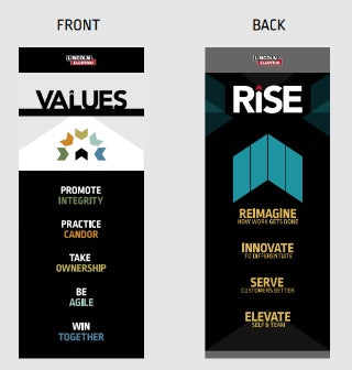 2-sided 24” x 60" Banners with Stands (4 options | Values & RISE Together)