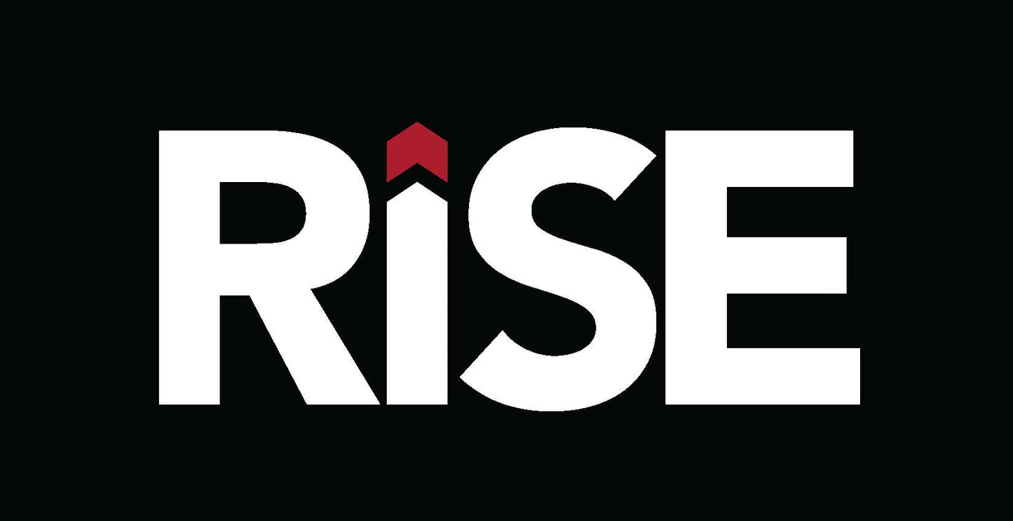 RISE 4" x 8" Bumper Sticker