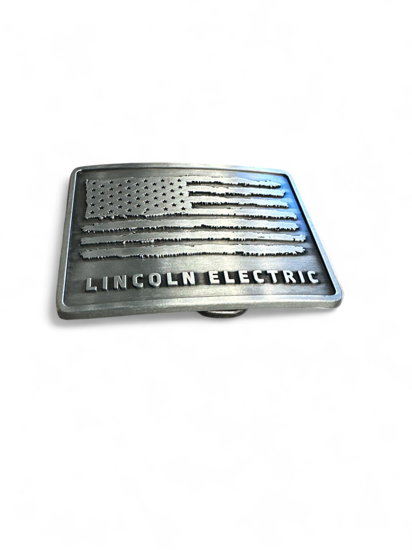 Lincoln Electric Flag Belt Buckle