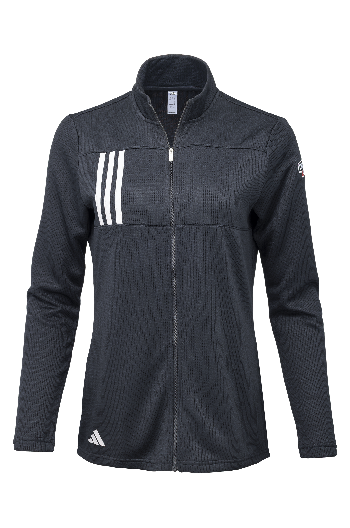 Women's Adidas® 3-Stipes Double Knit Full-Zip