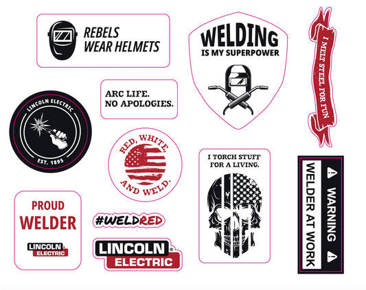 Lincoln Electric Sticker Sheet - Weld Life