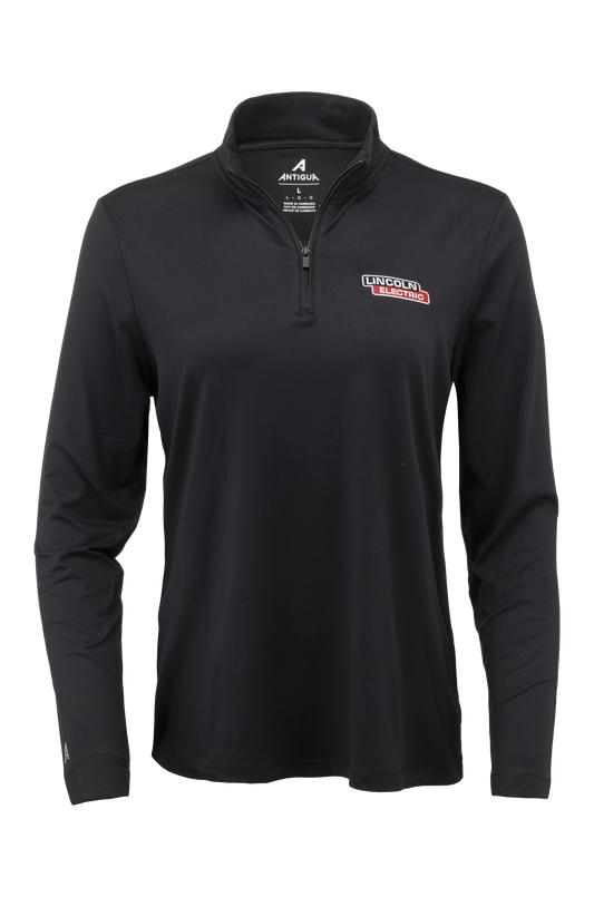 Women's Antigua® 1/4 Zip Pullover, Black