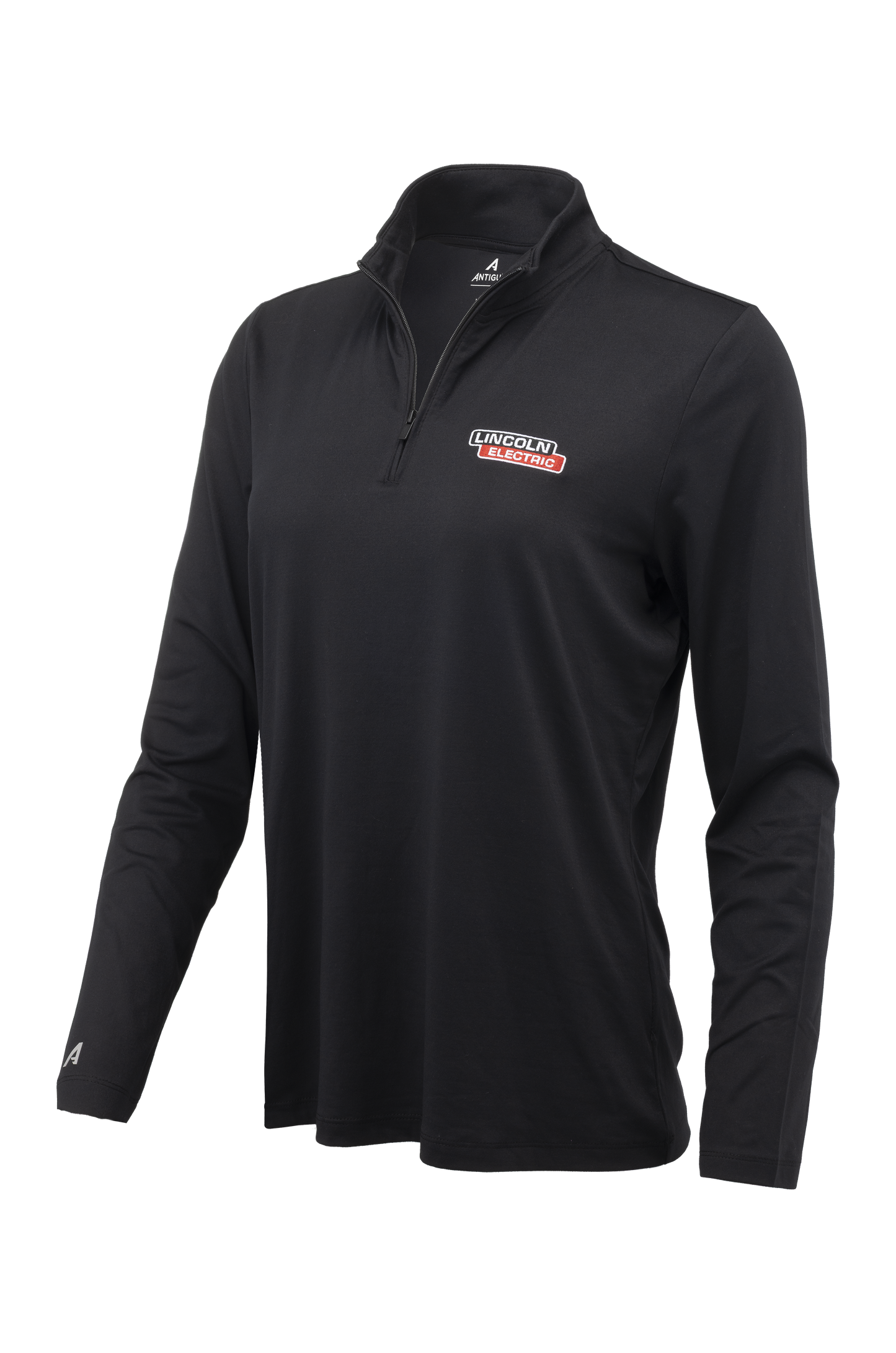 Women's Antigua® 1/4 Zip Pullover, Black
