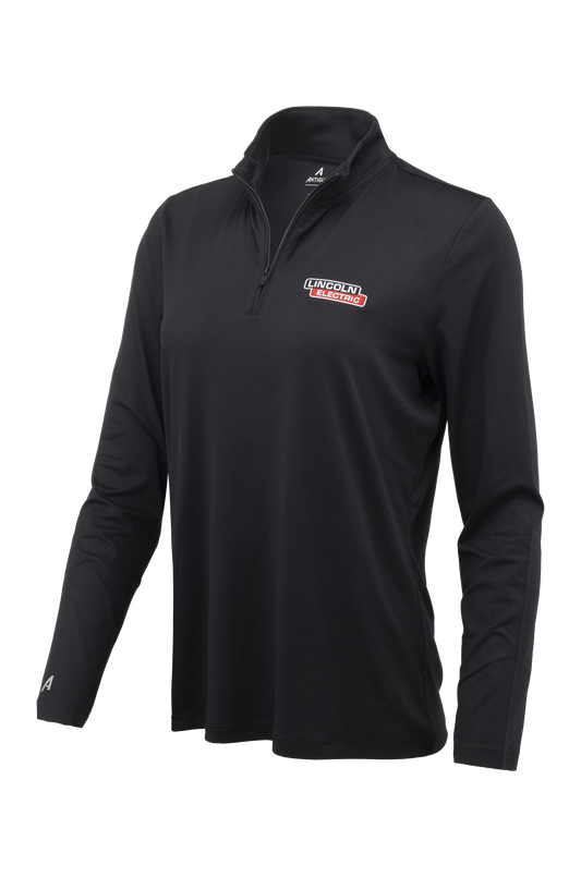 Women's Antigua® 1/4 Zip Pullover, Black