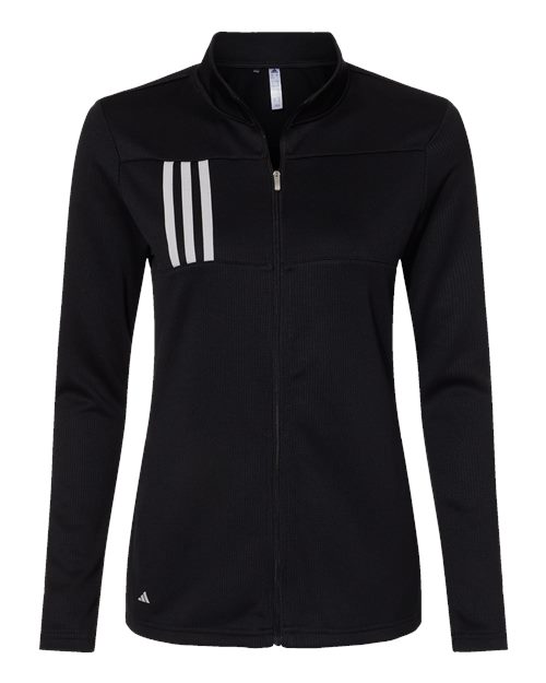 Women's Adidas® 3-Stipes Double Knit Full-Zip