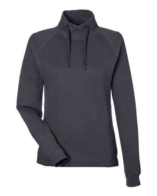 Women's North End Rhythm Waffle Cross-Neck Pullover