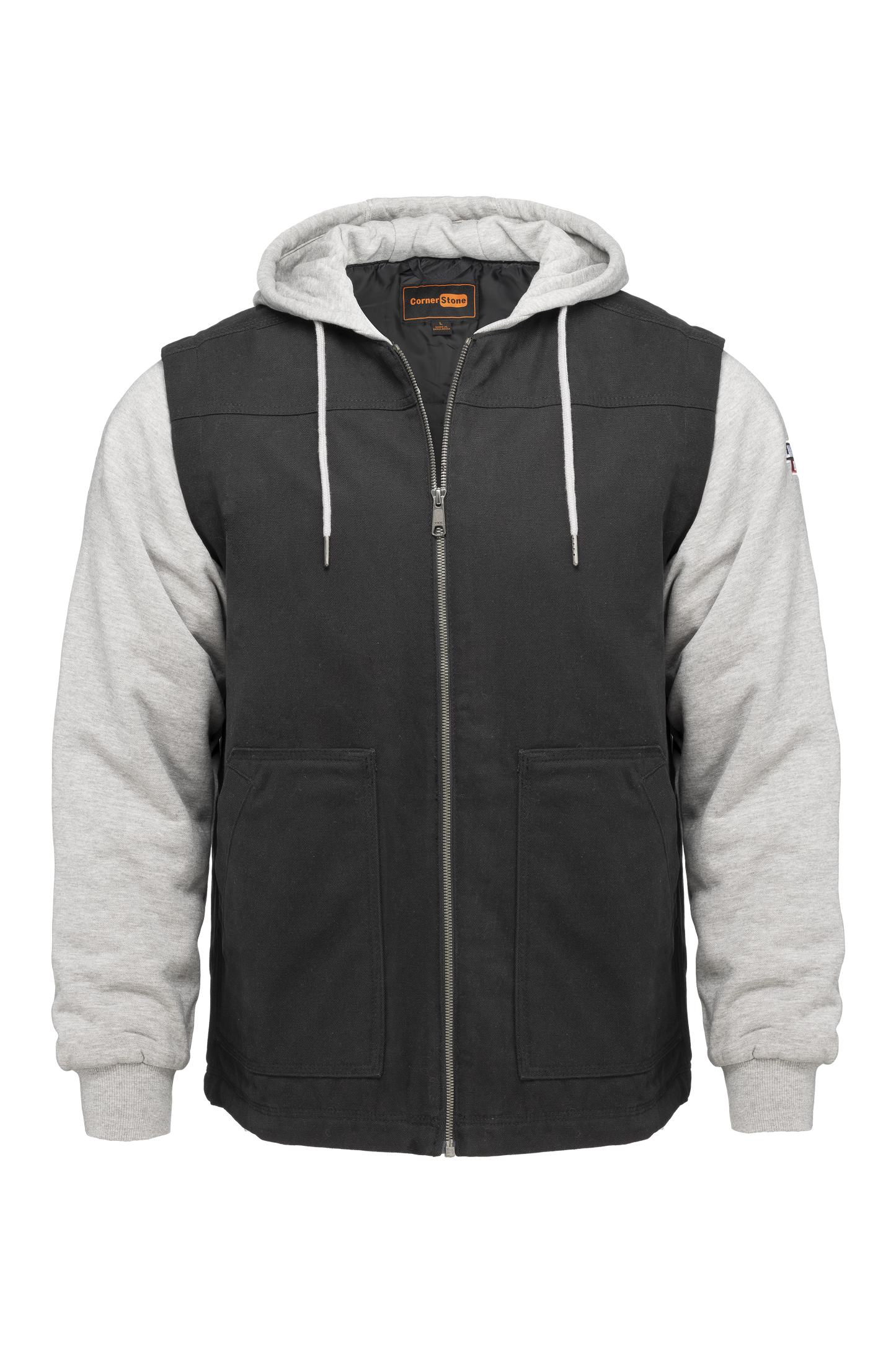 CornerStone® Duck Fleece Full-Zip Hooded Jacket