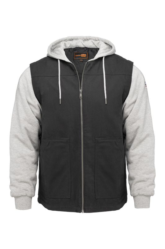 CornerStone® Duck Fleece Full-Zip Hooded Jacket
