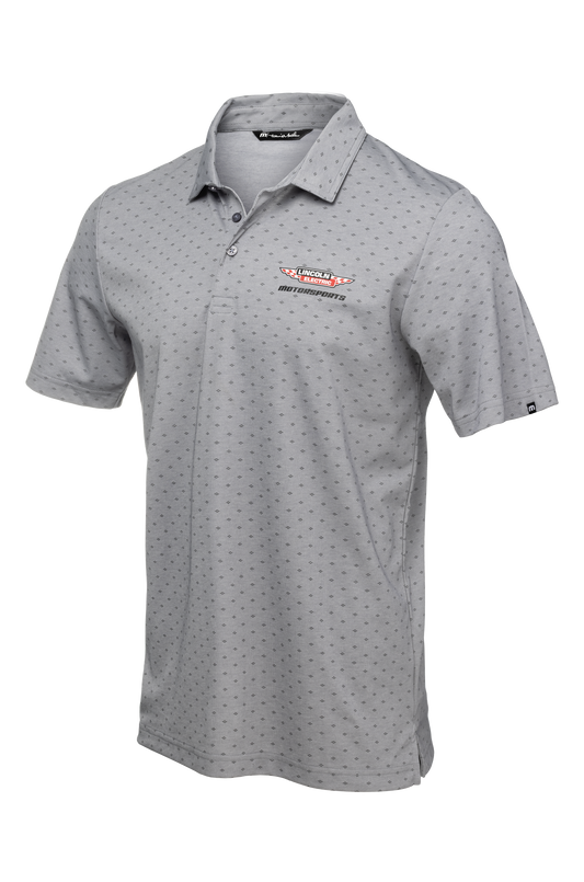 Motorsports TravisMathew® Oceanside Geo Polo Grey