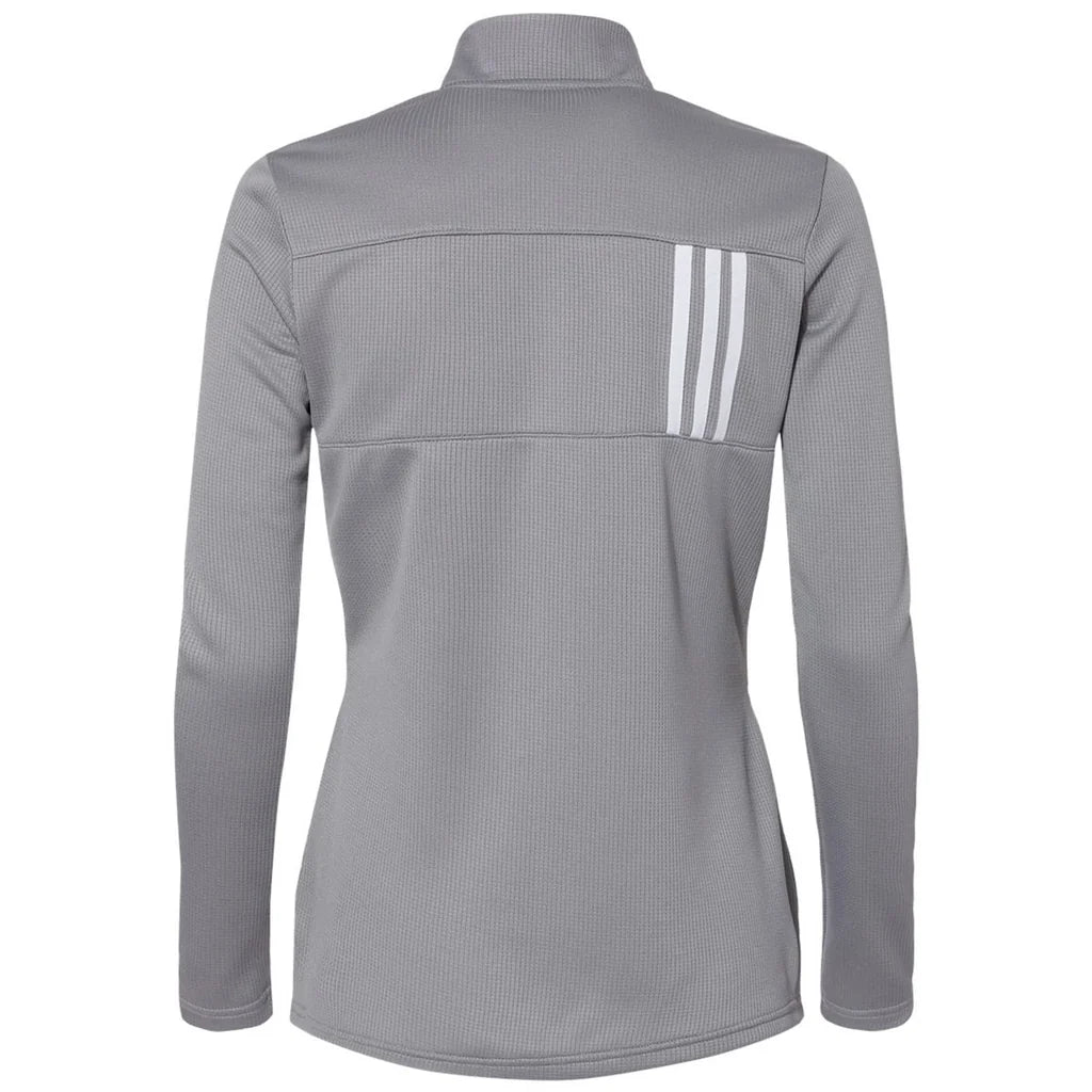 Women's Adidas® 3-Stipes Double Knit Full-Zip