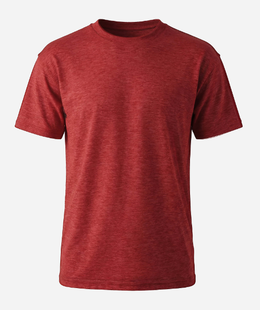 Lincoln Heather Distressed Text Logo T-Shirt