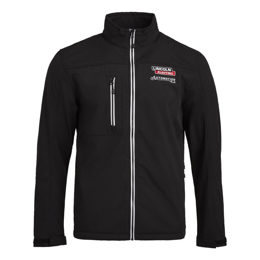 Lincoln Electric Automation Men's Black Softshell Jacket