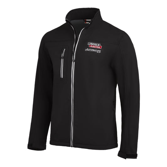 Lincoln Electric Automation Men's Black Softshell Jacket