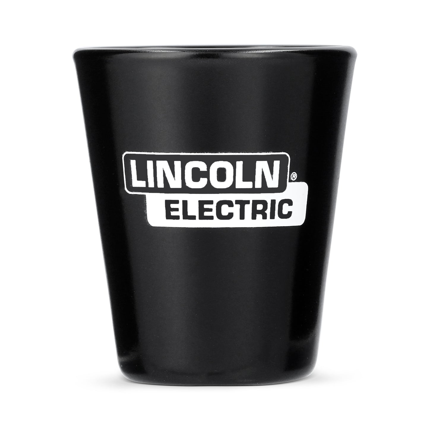 Lincoln Electric Black Shot Glass