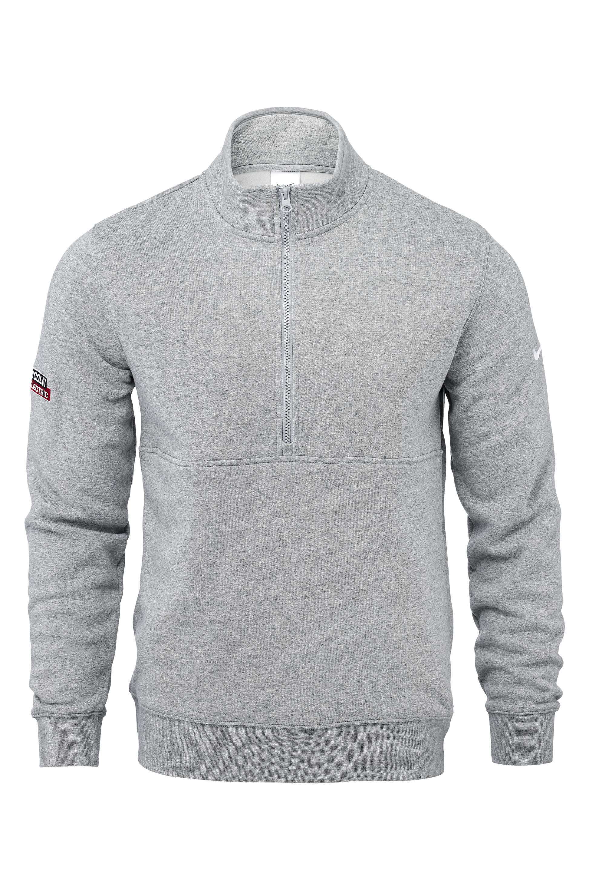 2227 Men's Nike® Club Fleece Sleeve Swoosh 1/2-Zip