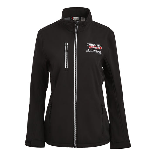 Lincoln Electric Automation Ladies Black Softshell Jacket