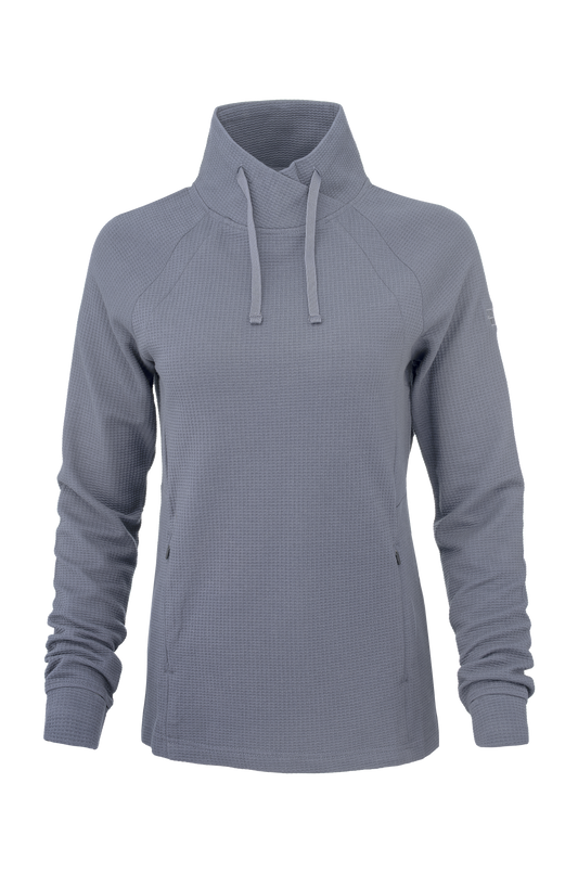 Women's North End Rhythm Waffle Cross-Neck Pullover