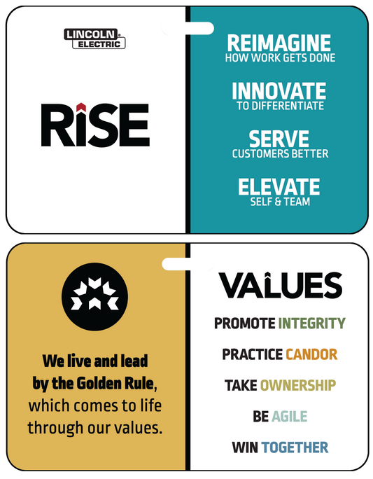 RISE | Values Badge Cards