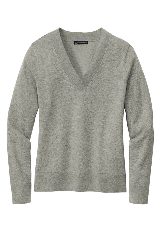 Brooks Brothers® Cotton Stretch V-Neck Women's Sweater