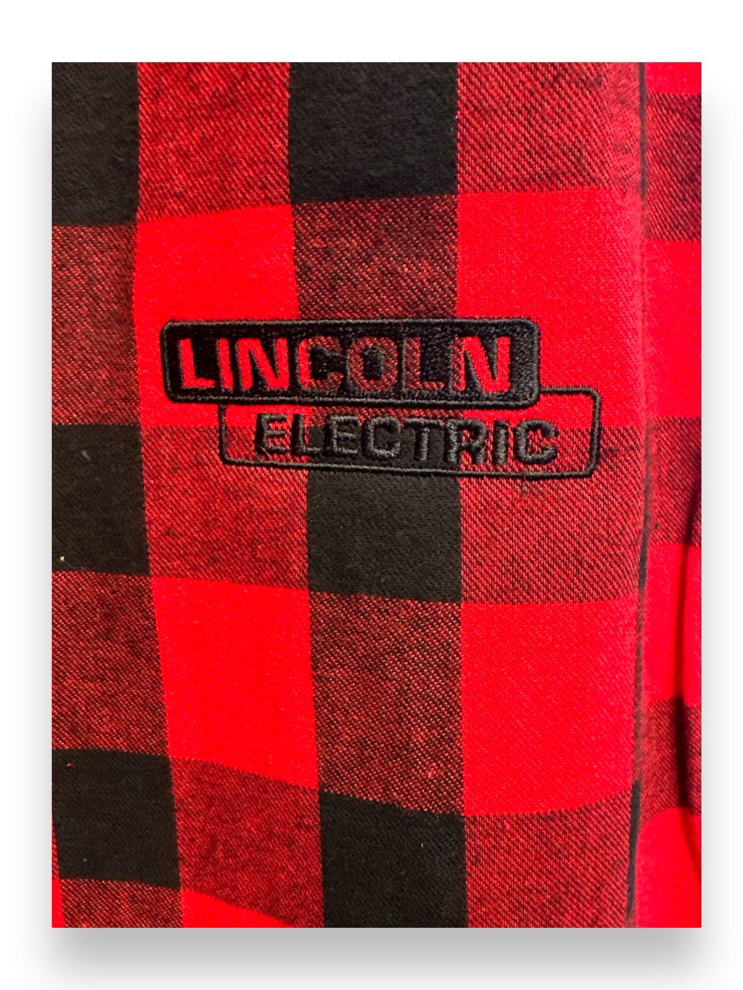 Lincoln Electric Unisex Flannel Pajama Pants (Red & Black)