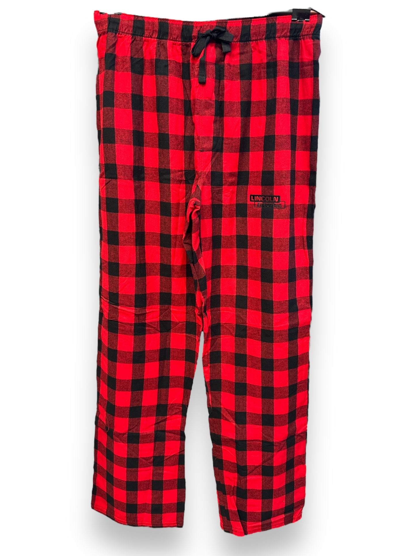 Lincoln Electric Unisex Flannel Pajama Pants (Red & Black)