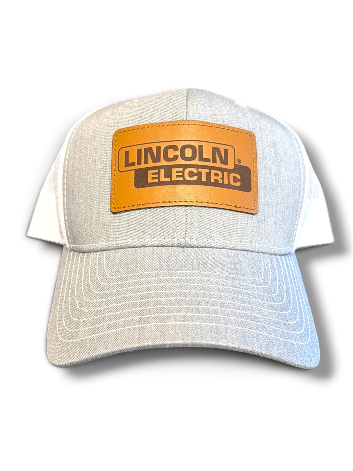 Lincoln Electric + Richardson® Heather Grey Trucker hat with patch