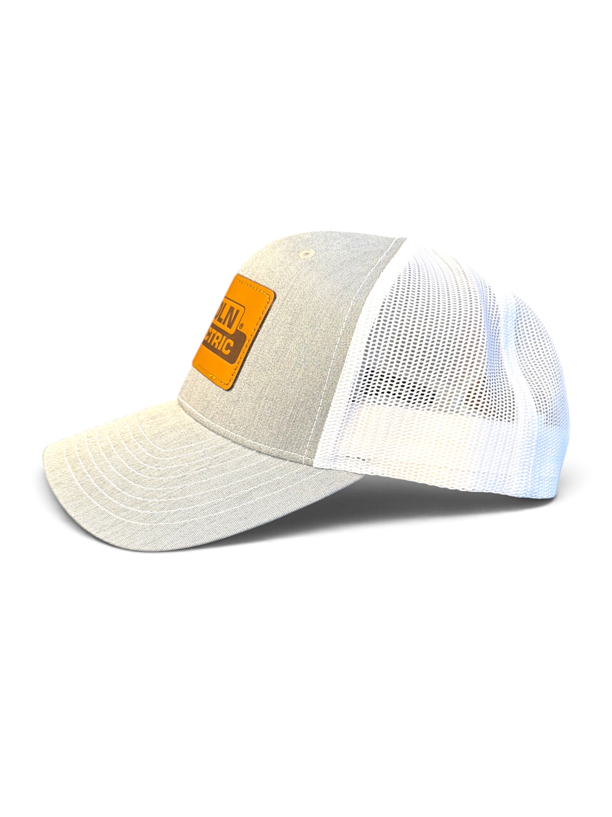 Lincoln Electric + Richardson® Heather Grey Trucker hat with patch