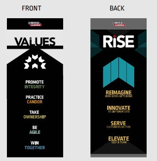 2-sided 24” x 60" Banners with Stands (4 options | Values & RISE Together)