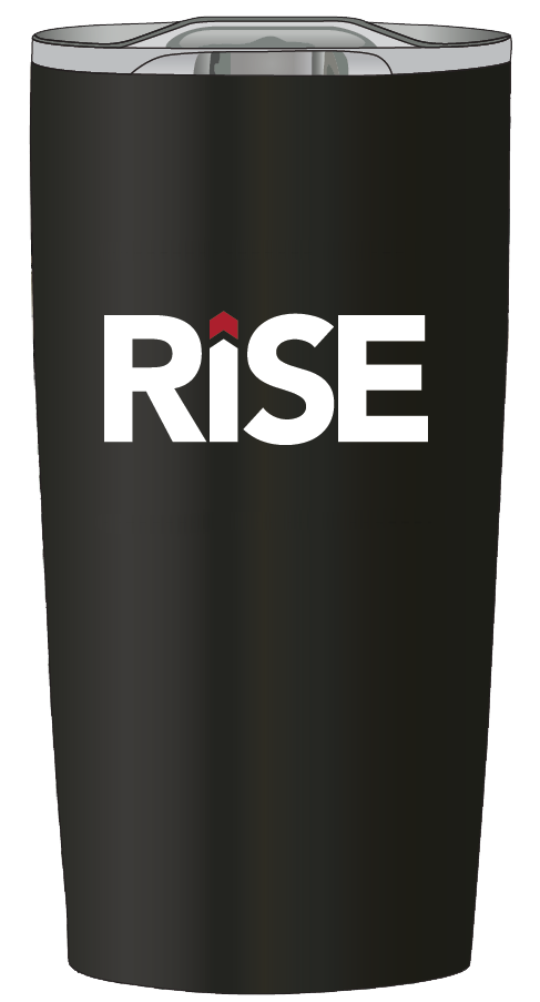 RISE Himalayan Tumbler Matte Black 20 oz