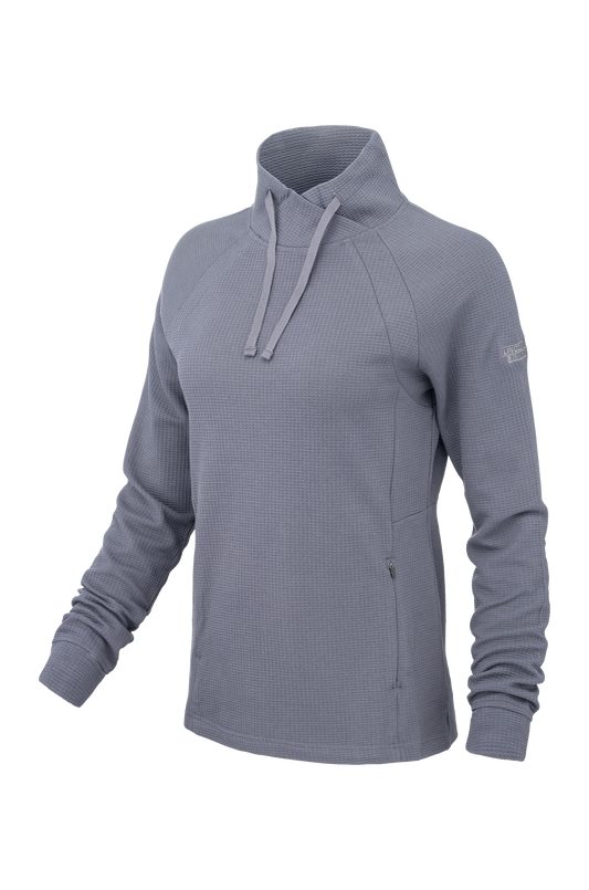 Women's North End Rhythm Waffle Cross-Neck Pullover