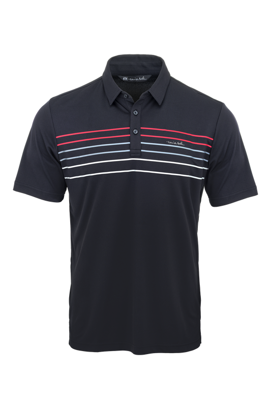 2222 TravisMathew® Coto Performance Chest Stripe Polo