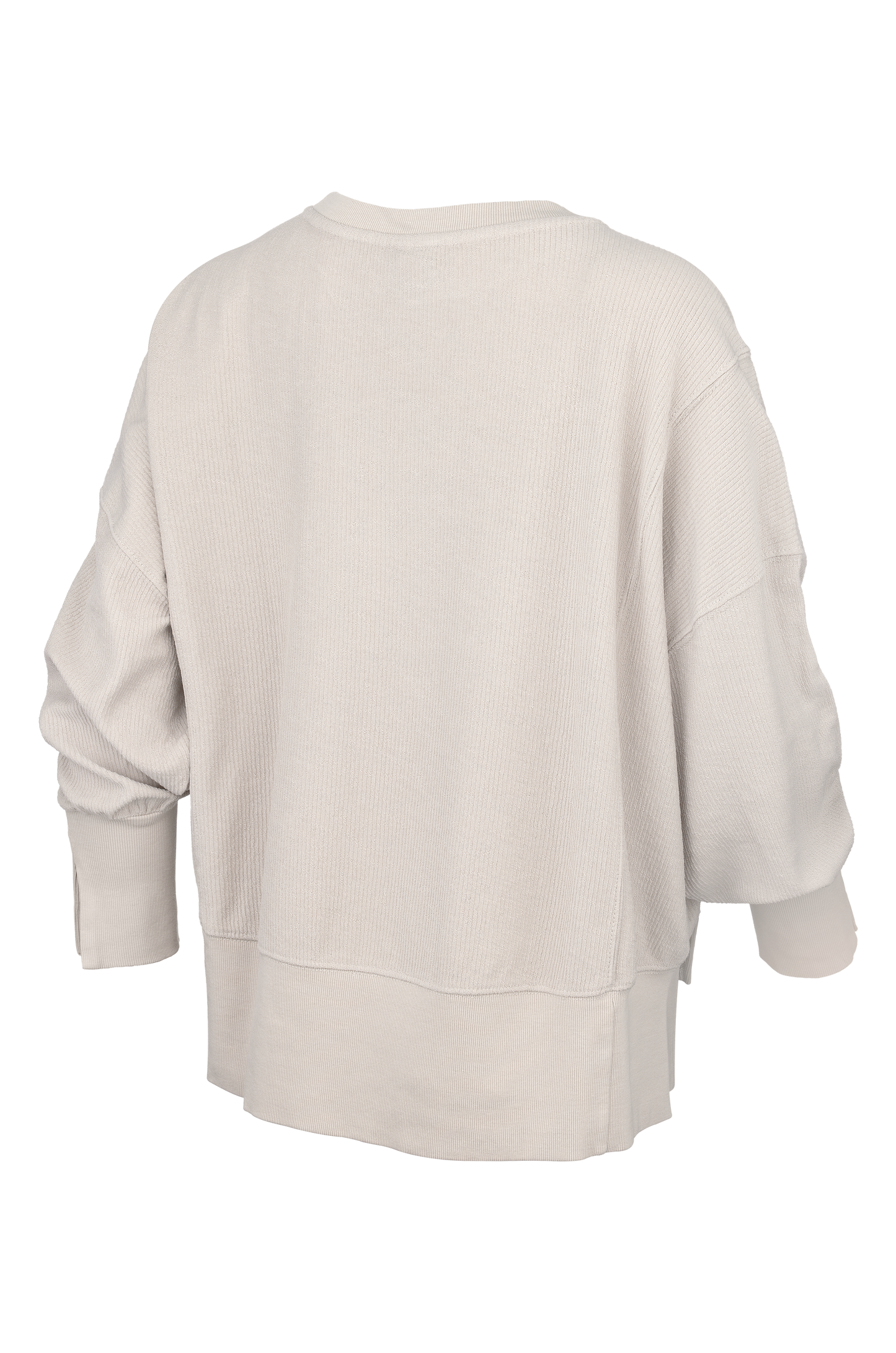 Charles River Women's Oat Camden Spliced Crew Neck Sweatshirt