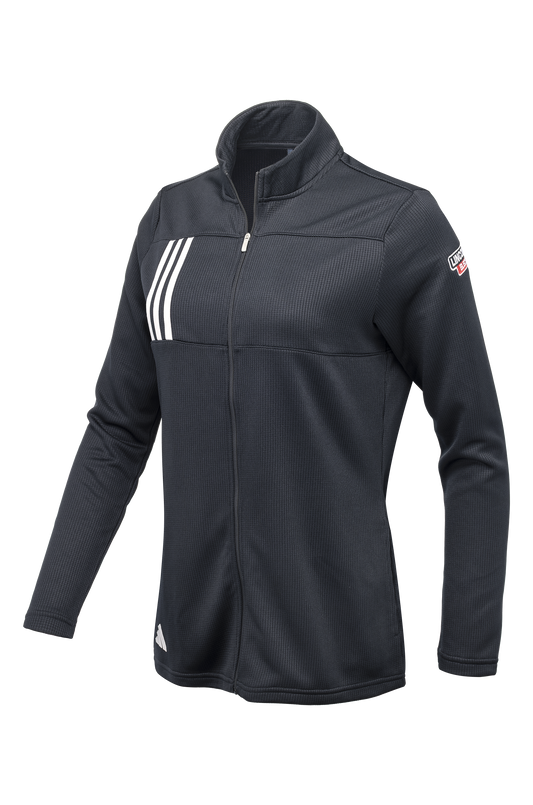 Women's Adidas® 3-Stipes Double Knit Full-Zip